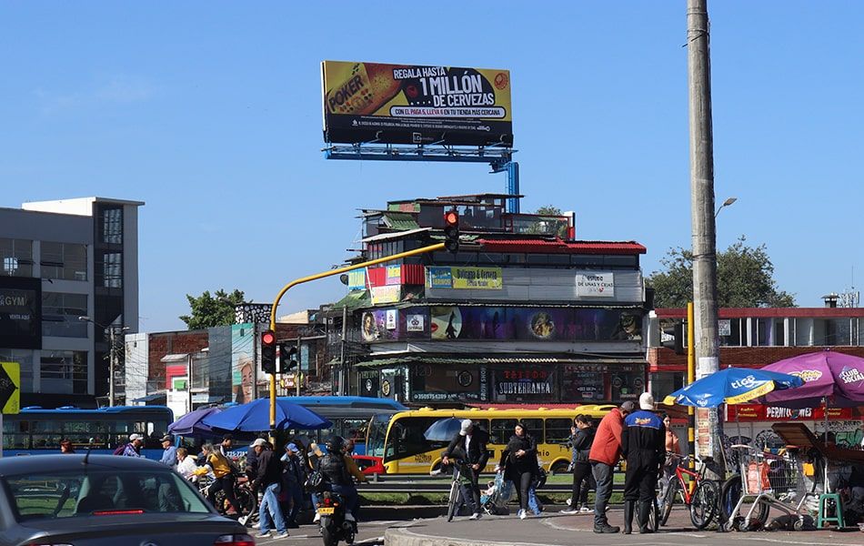 Valla publicitaria Bogotá