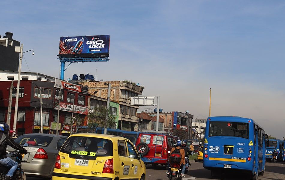 Valla publicitaria Bogotá