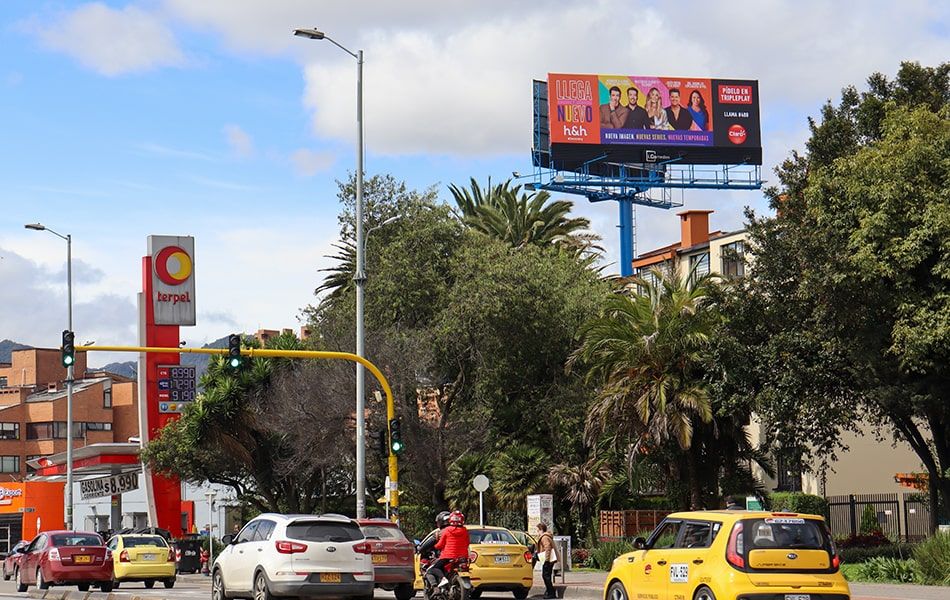 Valla publicitaria Bogotá