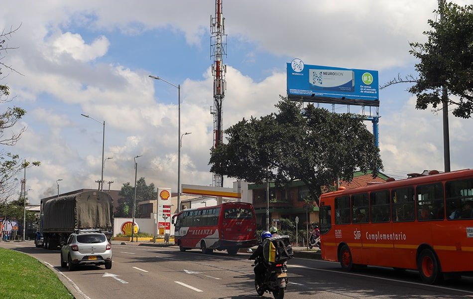 Valla publicitaria Bogotá