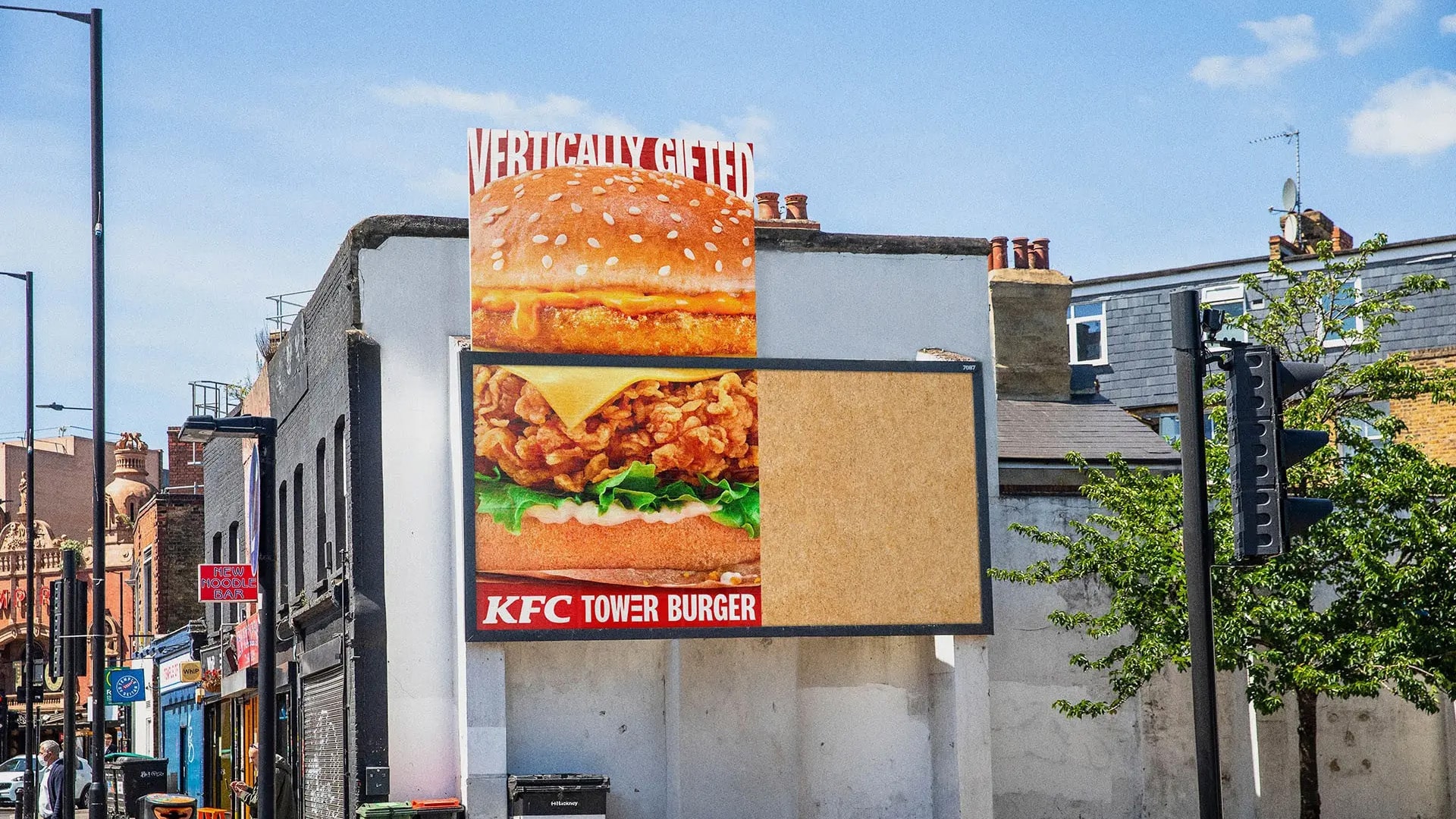 kfc campaña valla