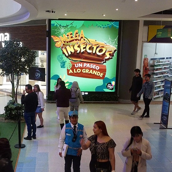 Publicidad en centros comerciales