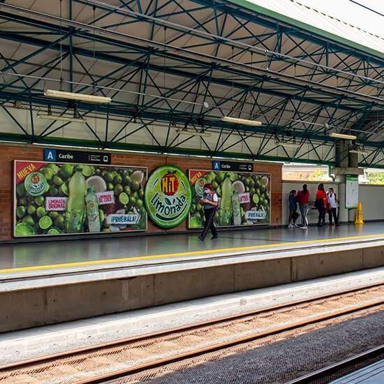 Publicidad Metro de Medellin