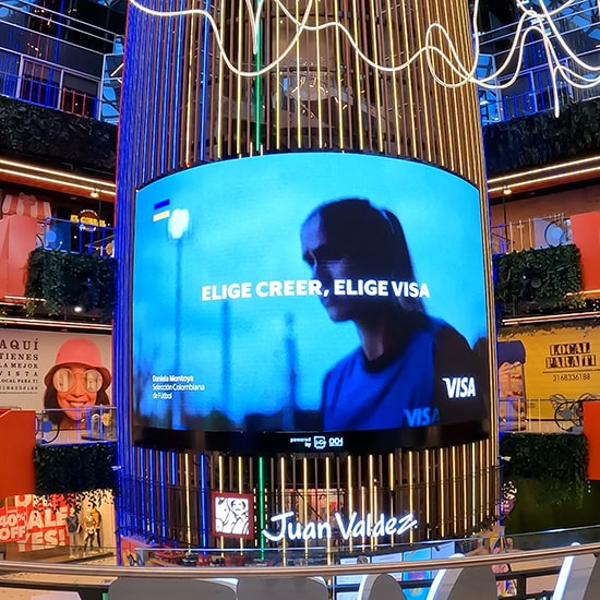 Publicidad centro comercial santa fe